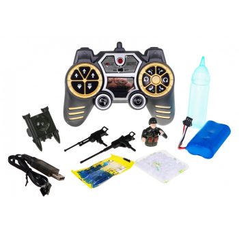 Zdalnie sterowany Czołg Leopard 2A6 dla dzieci 3+ Zielony 1:18 Funkcja dymu + Pilot 2,4 GHz + Akcesoria